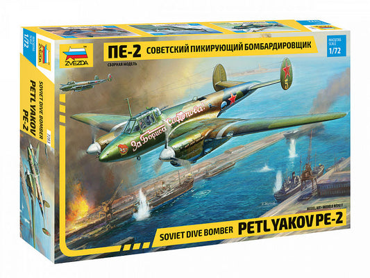 Zvezda - PETLKYAKOV PE-2 KIT 1:72 - Cod. Z7283
