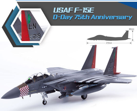 Academy - USAF F-15E D-DAY 75th ANNIVERSARY KIT 1:72 - Cod. ACD12568