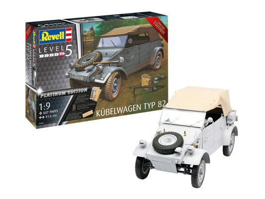 Revell - KUBELWAGEN TYP 82 PLATINIUM EDITION KIT 1:9 - Cod. RV03500