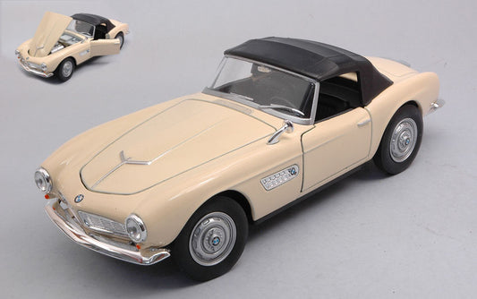 Welly - BMW 507 LIGHT BEIGE CANOPY CLOSED 1:24 - Cod. WE24097HCR