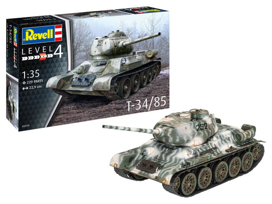 Revell - CARRO T34/85 KIT 1:35 - Cod. RV03319