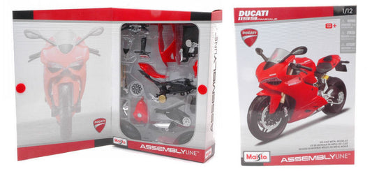 Maisto - DUCATI 1199 PANIGALE RED KIT 1:12 - Cod. MI39193