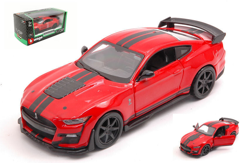 Burago - MUSTANG SHELBY GT500 2020 RED 1:32 - Cod. BU43050