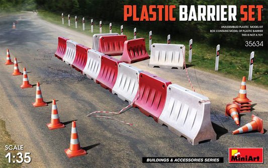Miniart - PLASTIC BARRIER SET KIT 1:35 - Cod. MIN35634