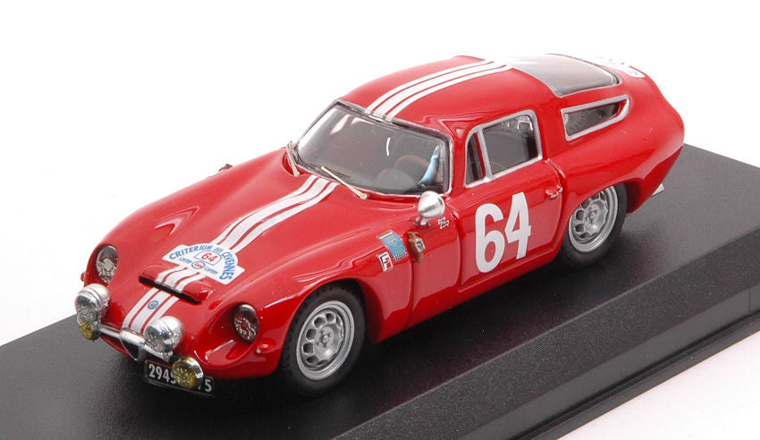 Best Model - ALFA ROMEO TZ1 N.64 WINNER CRITERIUM CEVENNES 1964 ROLLAND-AUGIAS 1:43 - Cod. BT9806