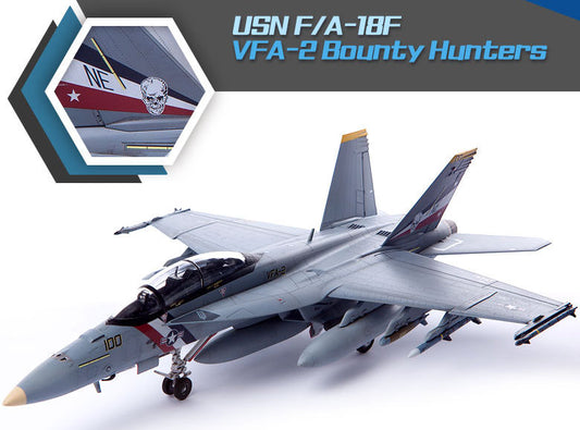Academy - USN F/A-18F VFA-2 BOUNTY HUNTERS KIT 1:72 - Cod. ACD12567