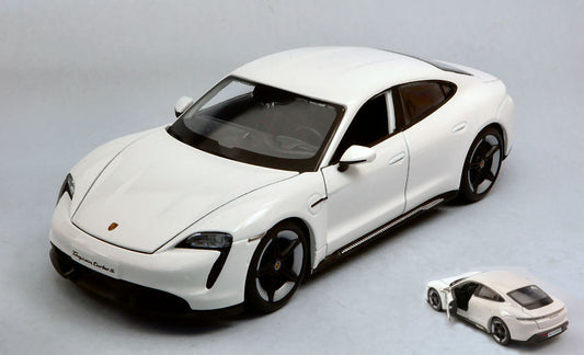 Burago - PORSCHE TAYCAN TURBO S WHITE 1:24 - Cod. BU21098W