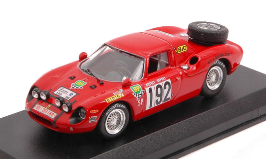 Best Model - FERRARI 250 LM N.192 TOUR DE FRANCE 1969 ROUGET-DEPRET 1:43 - Cod. BT9023-2