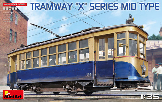 Miniart - TRAMWAY X-SERIES MID TYPE KIT 1:35 - Cod. MIN38026