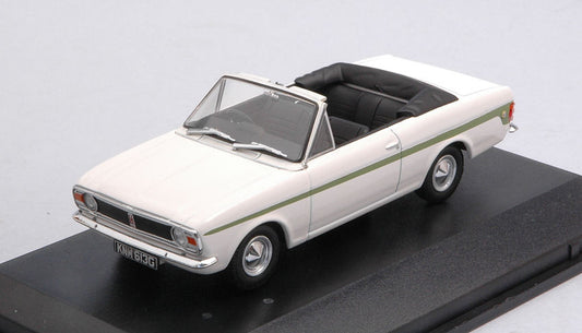 Oxford - FORD CORTINA MKII CRAYFORD CONVERTIBLE WHITE/GREEN 1:43 - Cod. OXF43CCC002