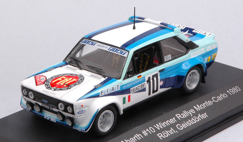 Cmr Classic Model Replicars - FIAT 131 ABARTH N.10 WINNER R.MONTE CARLO 1980 ROHRL-GEISTDORFER 1:43 - Cod. WRC010