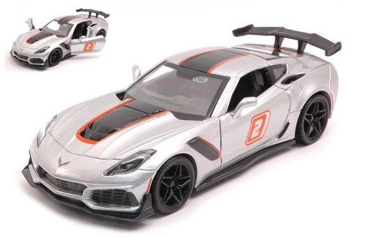 Motormax - CORVETTE ZR1 N.2 RACING GREY 1:24 - Cod. MTM73785