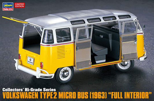 Hasegawa - VW T2 BUS 1963 FULL INTERIOR KIT 1:24 - Cod. HA51048