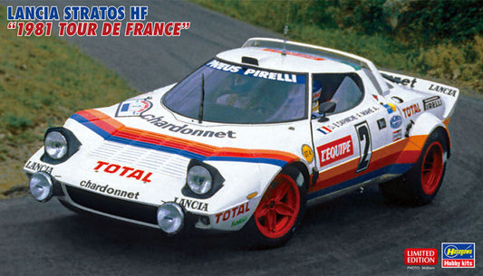 Hasegawa - LANCIA STRATOS HF TOUR DE FRANCE 1981 KIT 1:24 - Cod. HA20499
