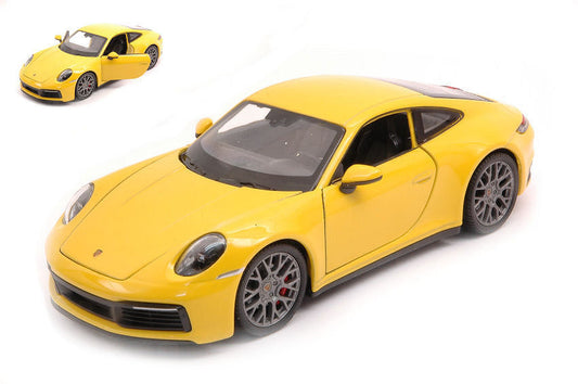 Welly - PORSCHE 911 CARRERA 4S YELLOW 1:24 - Cod. WE24099WY