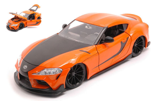 Jada Toys - TOYOTA SUPRA 2020 FAST & FURIOUS ORANGE/BLACK 1:24 - Cod. JADA32097