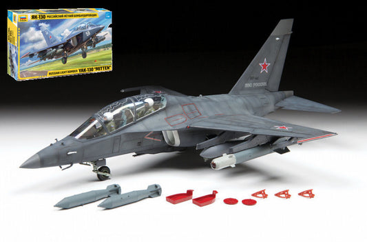 Zvezda - YAK-130 RUSSIAN LIGHT BOMBER KIT 1:48 - Cod. Z4818