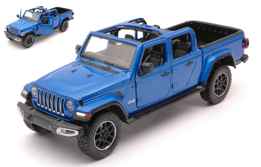 Motormax - JEEP GLADIATOR OVERLAND OPEN TOP BLUE 1:24 - Cod. MTM79367B