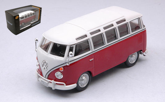 Cararama - VW T1 SAMBA RED/WHITE 1:43 - Cod. CA4-60346