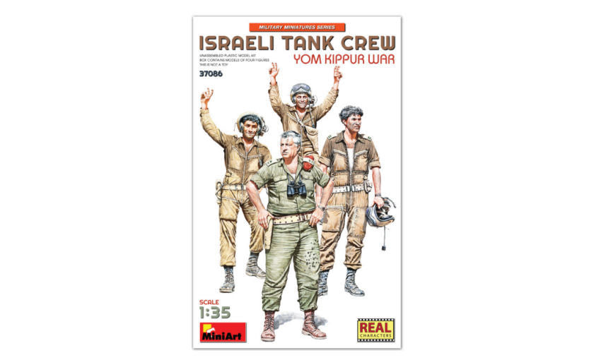 Miniart - ISRAELI TANK CREW YOM KIPPUR WAR KIT 1:35 - Cod. MIN37086