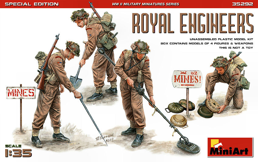 Miniart - ROYAL ENGINEERS SPECIAL EDITION KIT 1:35 - Cod. MIN35292