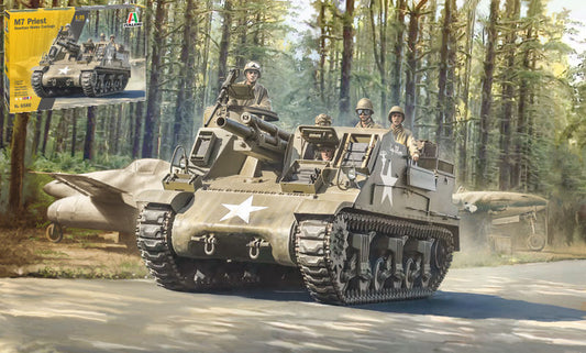 Italeri - M7 PRIEST GUN MOTOR CARRIAGE KIT 1:35 - Cod. IT6580