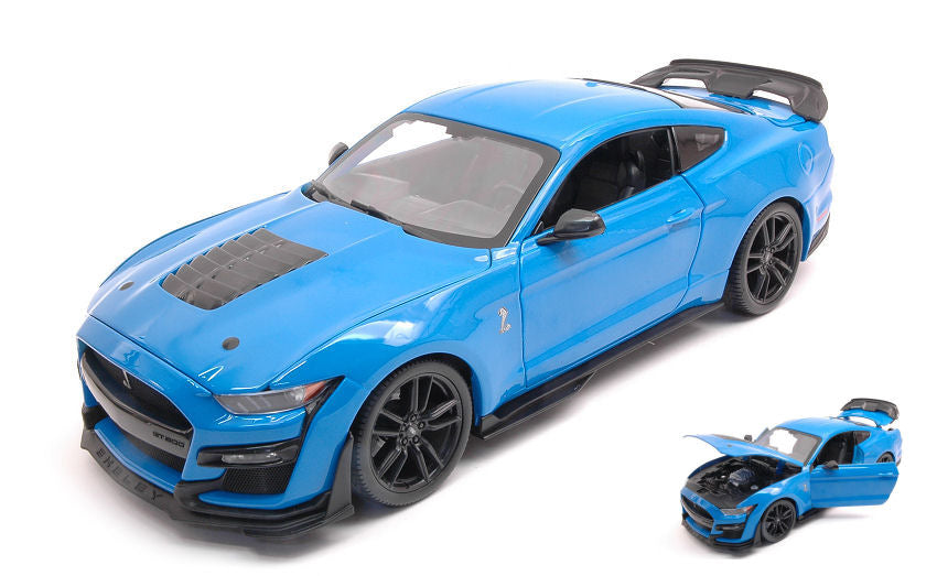 Maisto - FORD MUSTANG SHELBY GT500 2020 BLUE 1:18 - Cod. MI31452B