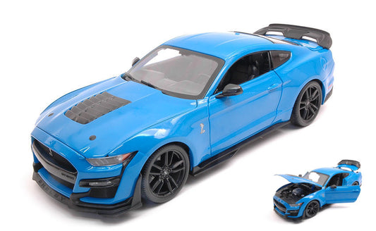 Maisto - FORD MUSTANG SHELBY GT500 2020 BLUE 1:18 - Cod. MI31452B