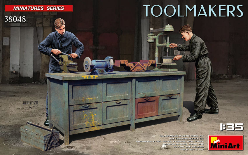 Miniart - TOOLMAKERS KIT 1:35 - Cod. MIN38048