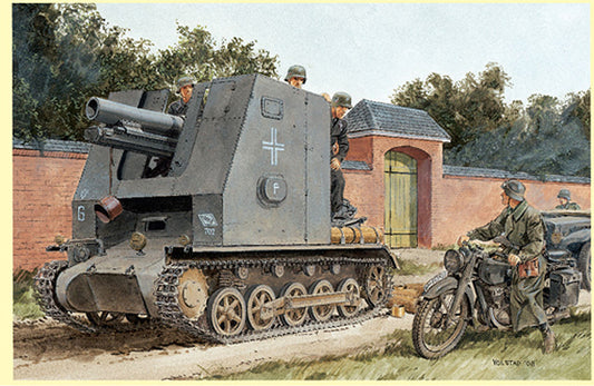 Dragon - 15 cm S.IG.33 (SF) AUF PZ.KPFW.I.AUSF.B KIT 1:35 - Cod. D6259