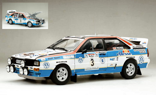Sunstar - AUDI QUATTRO A2 N.3 3rd RALLY ARGENTINA 1984 J.RECALDE-J.DEL BUONO 1:18 - Cod. SS4254