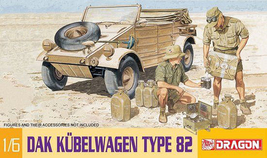 Dragon - DAK KUBELWAGEN TYPE 82 KIT 1:6 - Cod. D75021