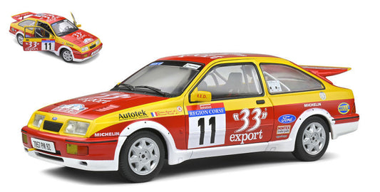 Solido - FORD SIERRA COSWORTH RS N.11 TOUR DE CORSE 1987 AURIOL-OCELLI 1:18 - Cod. SL1806103