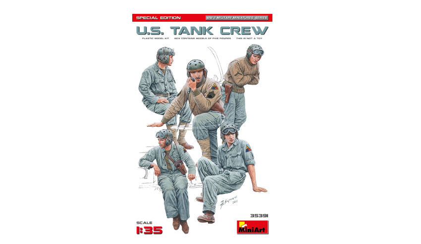 Miniart - U.S.TANK CREW SPECIAL EDITION KIT 1:35 - Cod. MIN35391