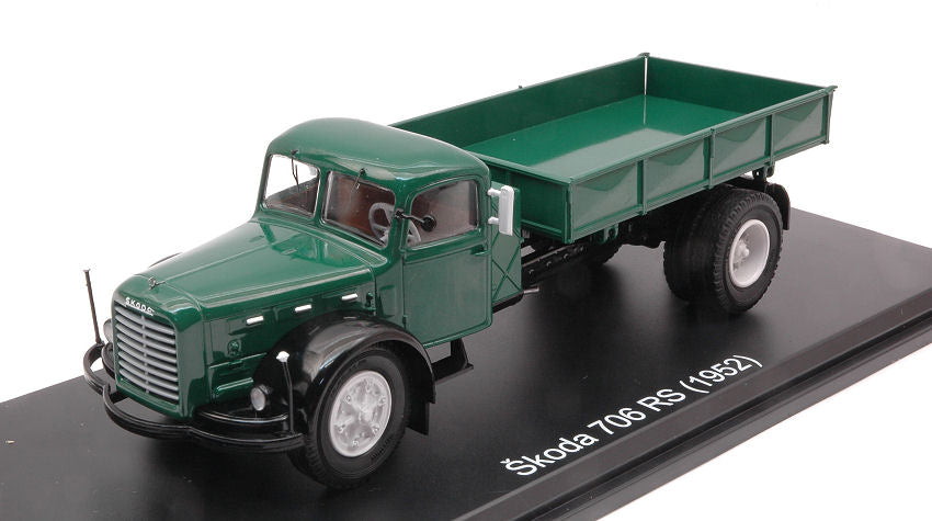 Premium Classixxs - SKODA 706 RS FLATBEDED DARK GREEN/BLACK 1:43 - Cod. PCL47130