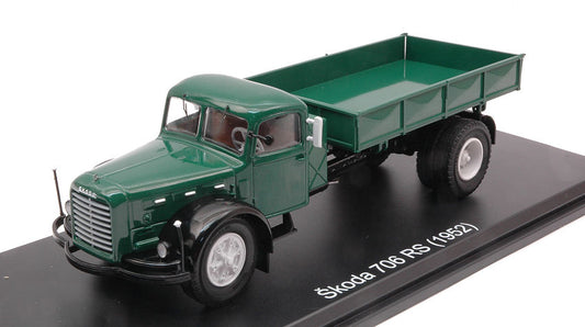 Premium Classixxs - SKODA 706 RS FLATBEDED DARK GREEN/BLACK 1:43 - Cod. PCL47130