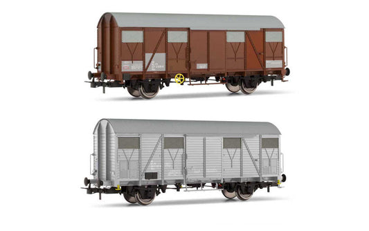 Rivarossi - FS 2 VAGONI DI SERVIZIO 1 CARRO VGs + 1 CARRO VGhs EPOCA V 1:87 - Cod. HR6508