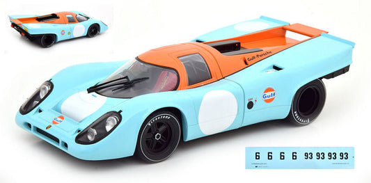 Cmr Classic Model Replicars - PORSCHE 917 K GULF PLAIN BODY BASED W/DECALS N.6+N.93 1:18 - Cod. CMR147