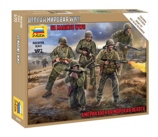 Zvezda - US MARINES WWII KIT 1:72 - Cod. Z6279
