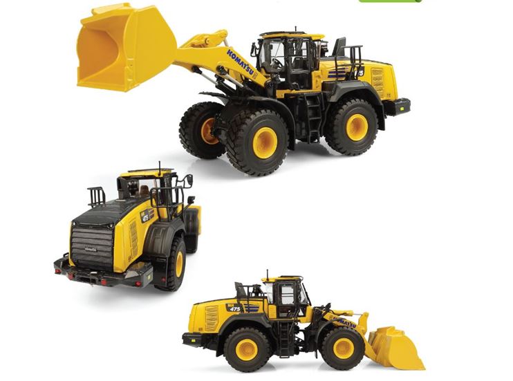 Universal Hobbies - PALA GOMMATA KOMATSU WA475-10 1:50 - Cod. UH8146