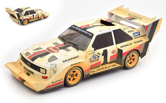 Cmr Classic Model Replicars - AUDI QUATTRO S1 N.1 WINNER PIKES PEAK 1987 WALTER ROHRL DIRTY VERS.1:18 - Cod. CMR190
