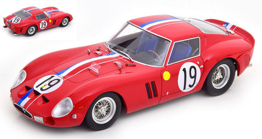 Kk Scale - FERRARI 250 GTO N.19 2nd LM 1962 NOBLET-GUICHET 1:18 - Cod. KKDC180735