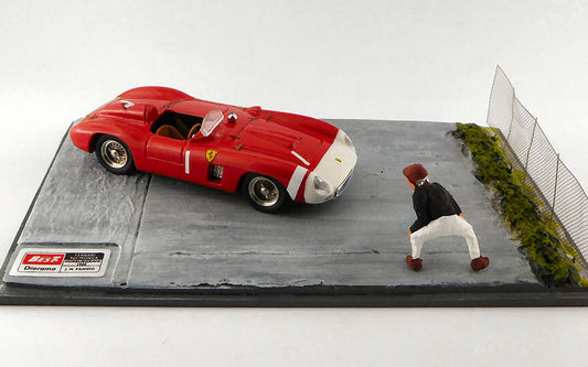 Best Model - FERRARI 860 MONZA 1000 KM NURBURGRING 1965 J.M.FANGIO DIORAMA 1:43 - Cod. BT9607