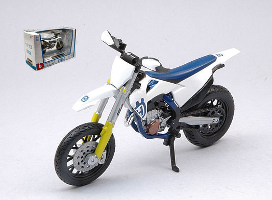 Burago - HUSQVARNA FS 450 SUPERMOTO WHITE 1:18 - Cod. BU51087