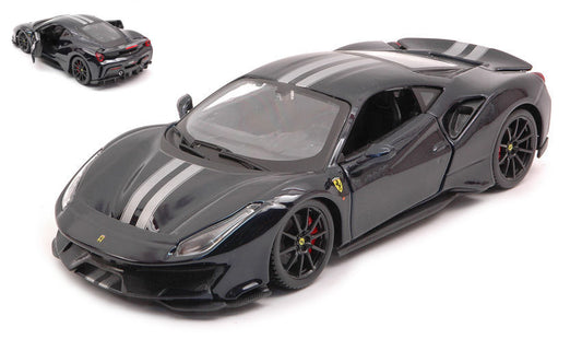 Burago - FERRARI 488 GTB DARK BLUE 1:24 - Cod. BU26026D