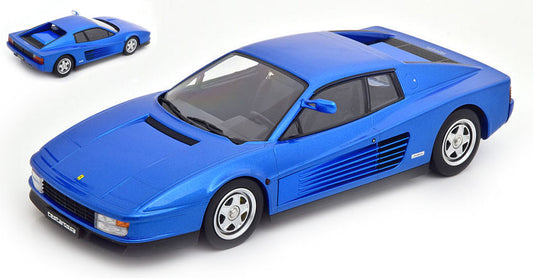Kk Scale - FERRARI TESTAROSSA MONOSPECCHIO 1984 METALLIC BLUE 1:18 - Cod. KKDC180503