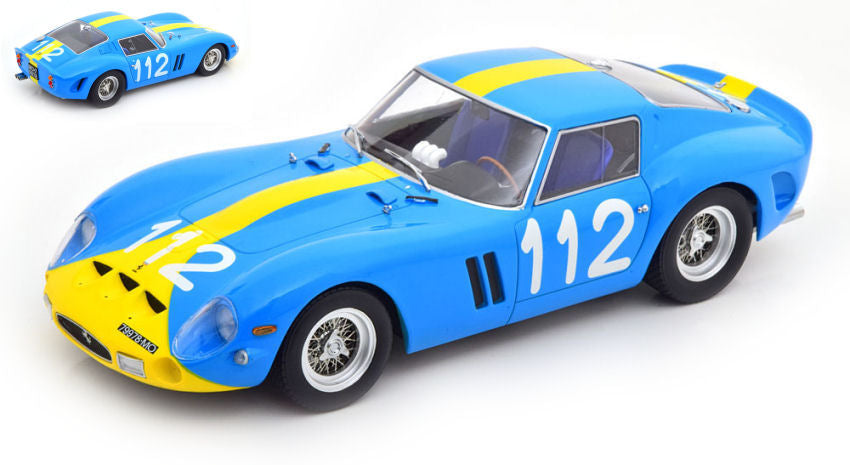 Kk Scale - FERRARI 250 GTO 1962 N.112 TARGA FLORIO 1964 NORINDER-TROBERG 1:18 - Cod. KKDC180733