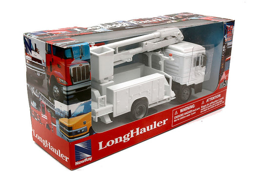 New Ray - UTILITY TRUCK C/CESTELLO ESTENSIBILE CABINA BIANCA 1:43 - Cod. NY15493H
