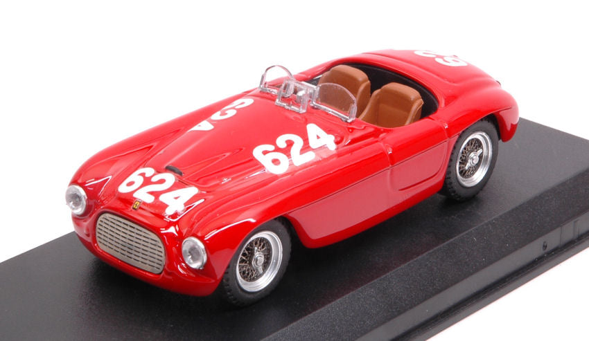 Art Model - FERRARI 166 MM N.624 WINNER MILLE MIGLIA 1949 C.BIONDETTI-E.SALANI 1:43 - Cod. AM0008-2