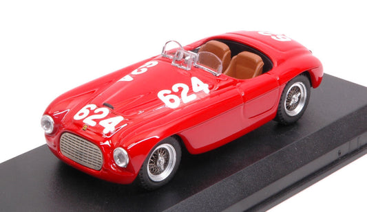 Art Model - FERRARI 166 MM N.624 WINNER MILLE MIGLIA 1949 C.BIONDETTI-E.SALANI 1:43 - Cod. AM0008-2